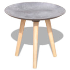 vidaXL 2-tlg. Beistelltisch/Couchtisch-Set 55 cm & 44 cm Betongrau