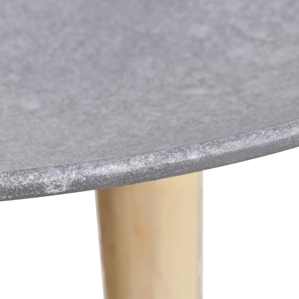 vidaXL 2-tlg. Beistelltisch/Couchtisch-Set 55 cm & 44 cm Betongrau