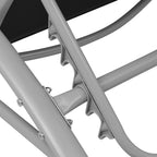 vidaXL Sonnenliege Aluminium Schwarz