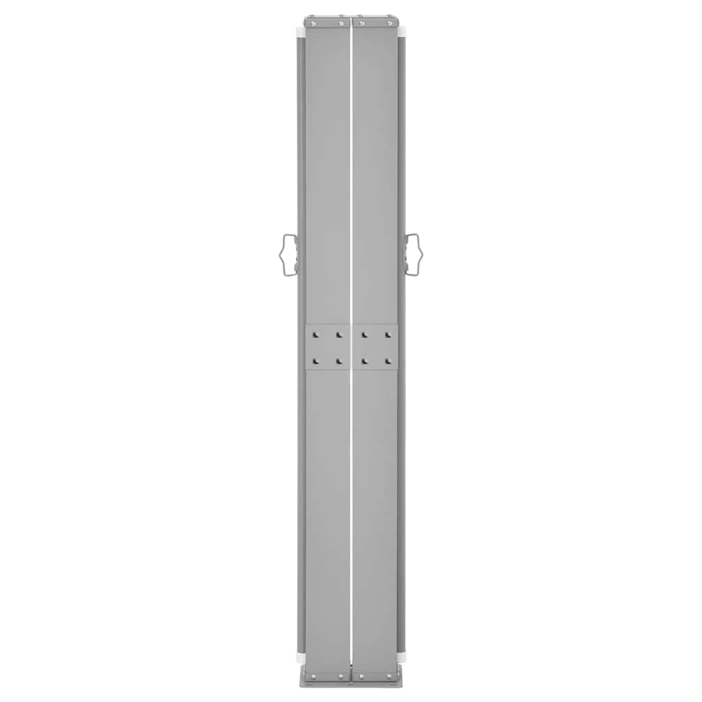 vidaXL Seitenmarkise Ausziehbar Schwarz 160×600 cm