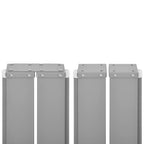 vidaXL Seitenmarkise Ausziehbar Schwarz 160×600 cm