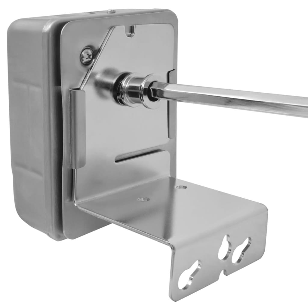 vidaXL Grillspieß mit Motor Stahl 1000 mm