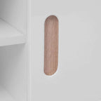 vidaXL TV-Schrank MDF 150x35x48,5 cm Hochglanz-Weiß