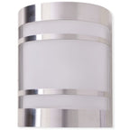 vidaXL Außenwandlampe Edelstahl