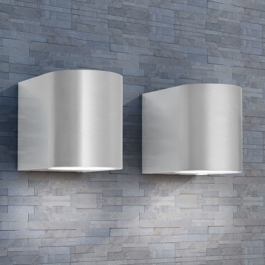 vidaXL Außenwandlampe 2 Stk