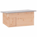 vidaXL Igelhaus 45x33x22 cm Holz