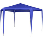 vidaXL Festzelt mit 6 Seitenwänden Blau 2x2 m