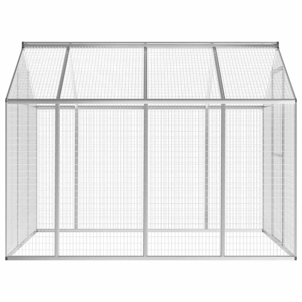 vidaXL Außenvoliere Aluminium 178x242x192 cm