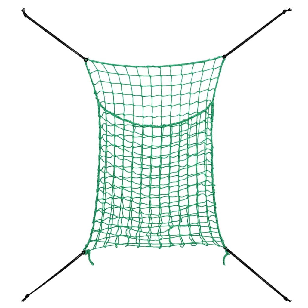 vidaXL Heunetze 2 Stk Rechteckig 0,9x1 m PP