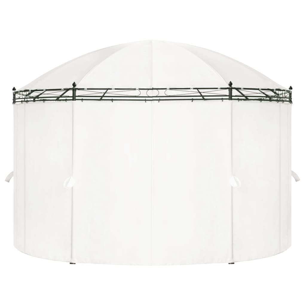 vidaXL Gartenpavillon Cremeweiß 530x350x265 cm