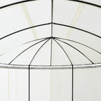 vidaXL Gartenpavillon Cremeweiß 530x350x265 cm