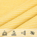 vidaXL Sonnensegel HDPE Quadratisch 3,6x3,6 m Beige
