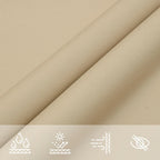 vidaXL Sonnensegel Oxford-Gewebe Dreieckig 3,6x3,6x3,6 m Beige