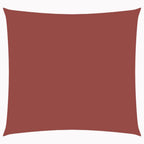 vidaXL Sonnensegel Oxford-Gewebe Quadratisch 3,6x3,6 m Terracotta