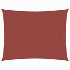 vidaXL Sonnensegel Oxford-Gewebe Rechteckig 2x4 m Terrakotta-Rot