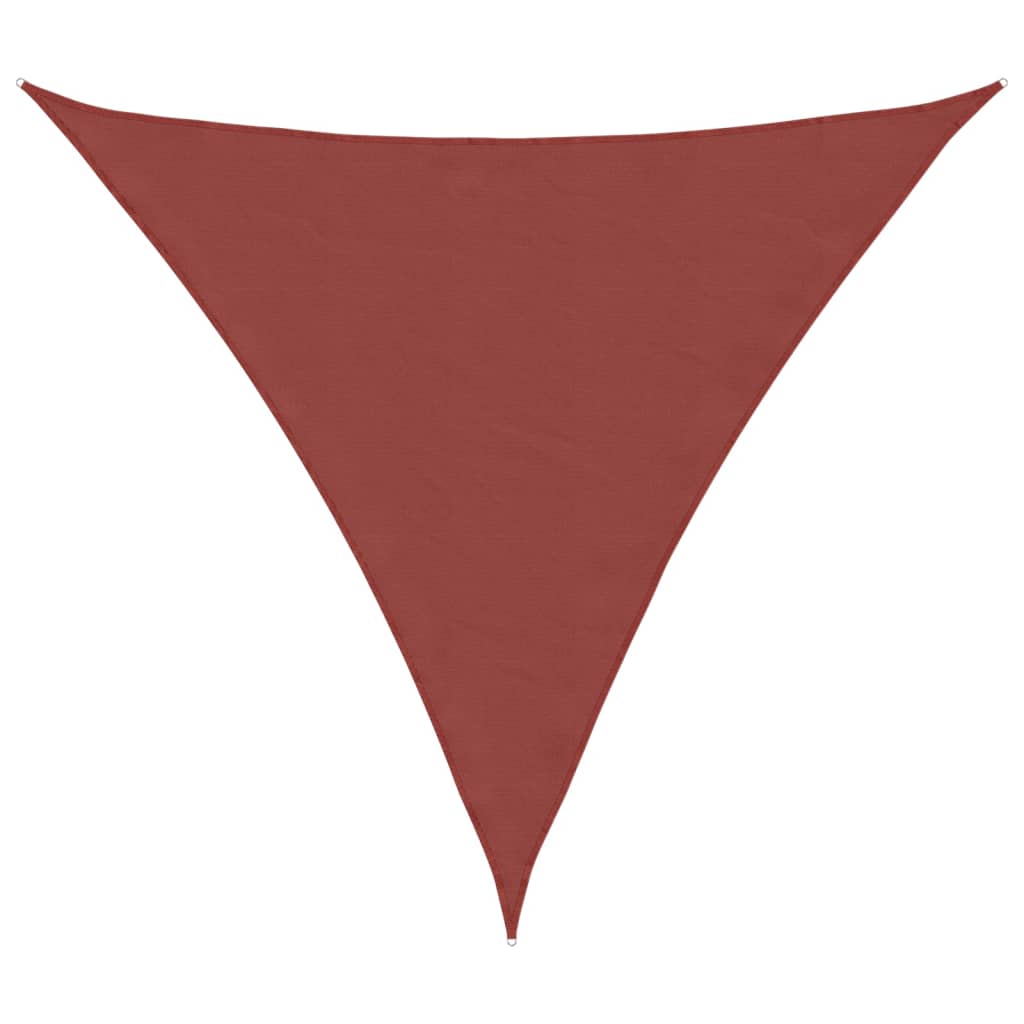 vidaXL Sonnensegel Oxford-Gewebe Dreieckig 3,6x3,6x3,6 m Terracotta