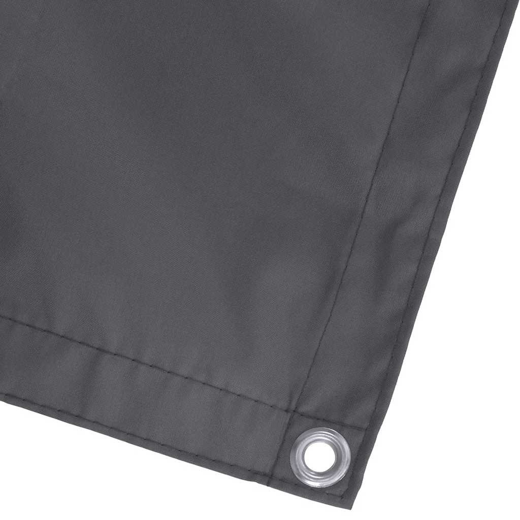 vidaXL Balkonsichtschutz Oxfordgewebe 75x400 cm Anthrazit