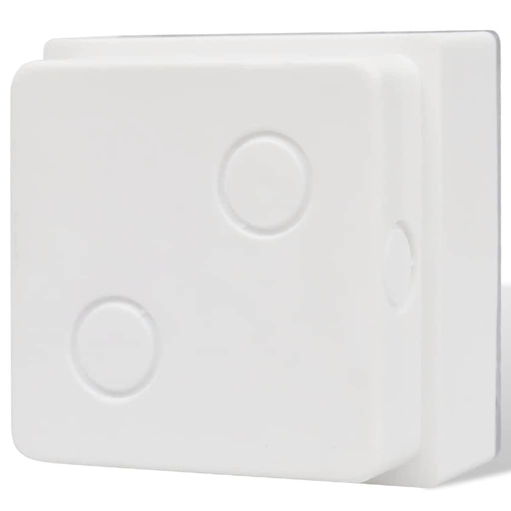vidaXL LED Bodeneinbaustrahler Außen 12 Stk. 100x100x68 mm