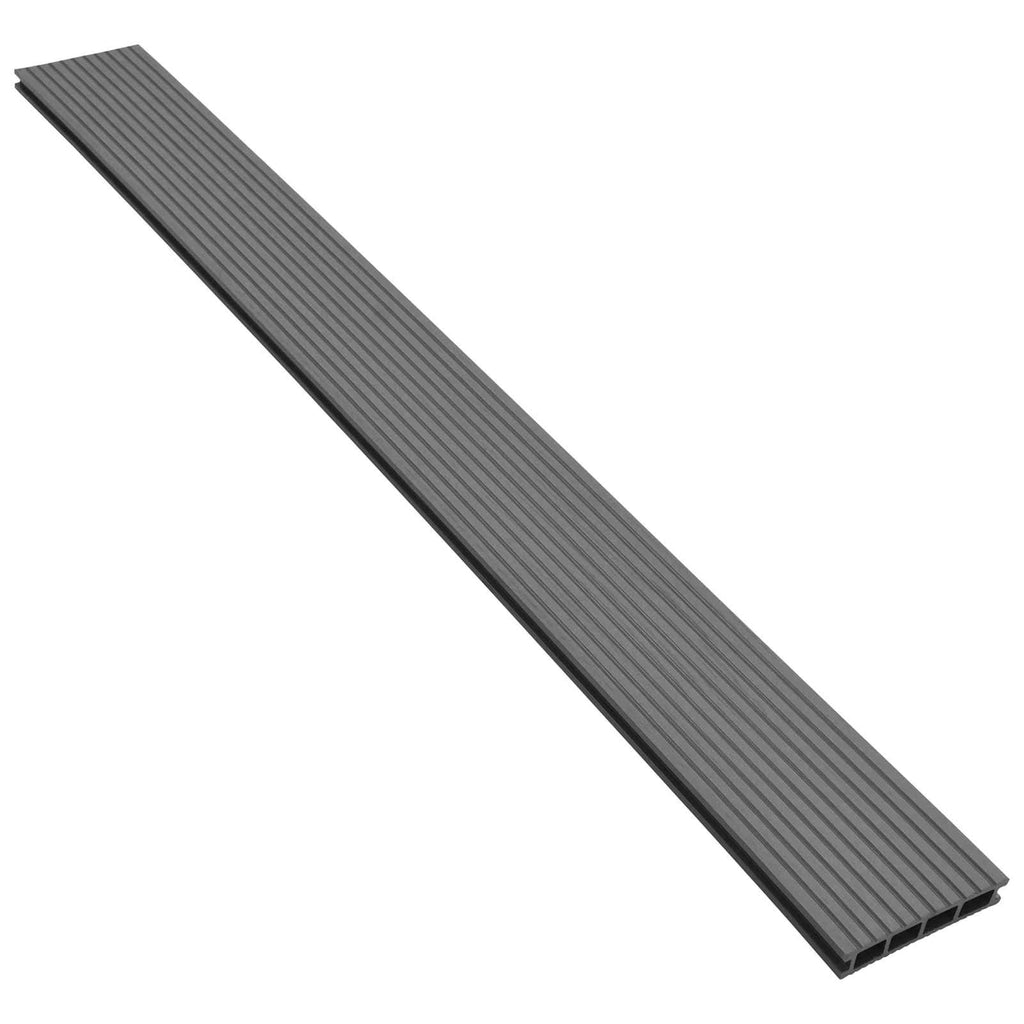 vidaXL Terrassendiele 6 pcs Grau WPC