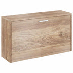vidaXL Schuhbank Eiche 80x24x45 cm