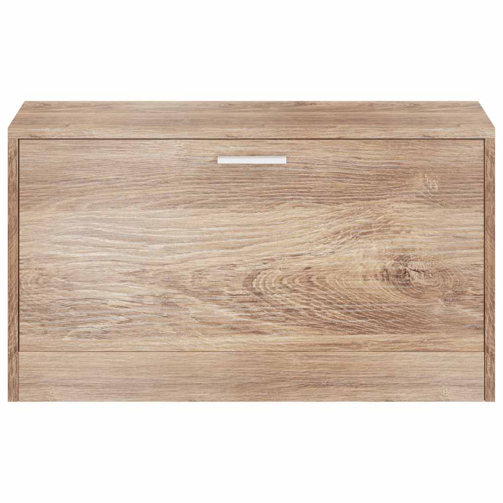 vidaXL Schuhbank Eiche 80x24x45 cm
