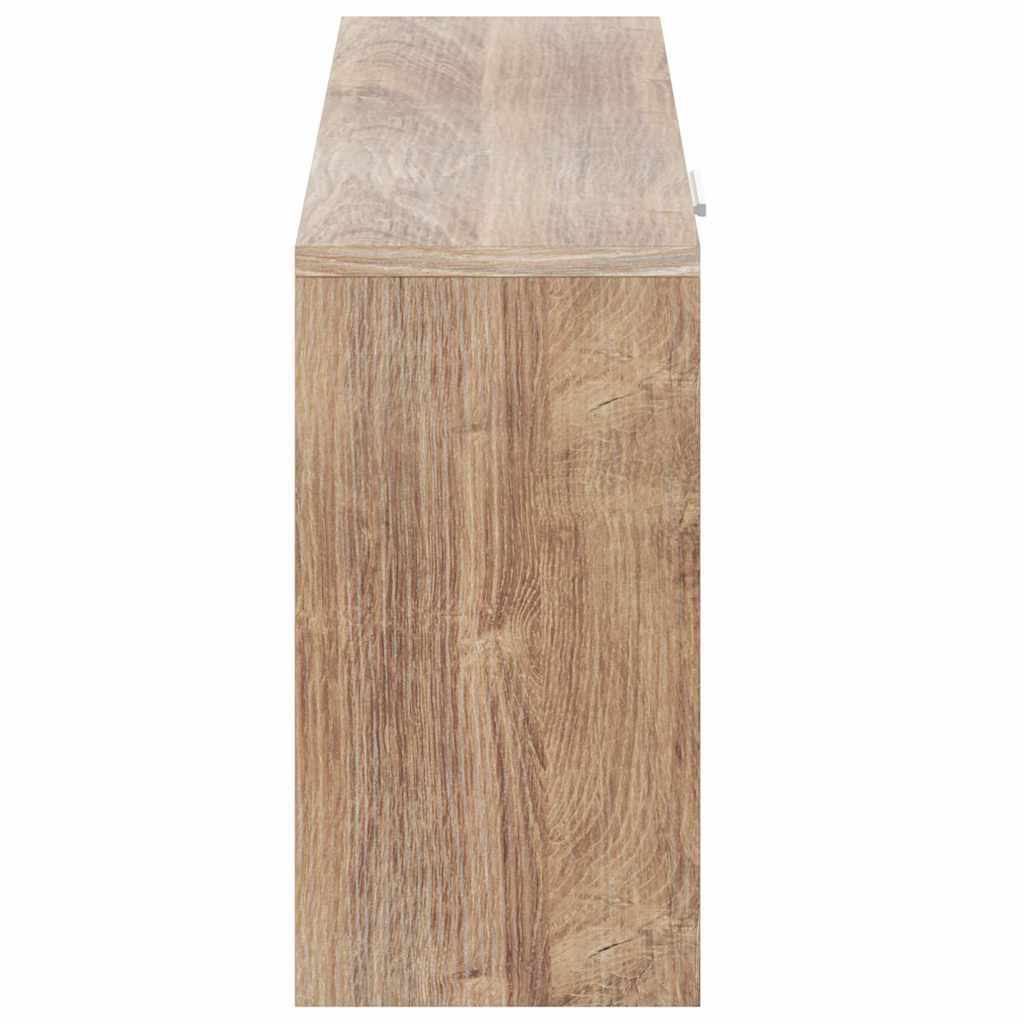vidaXL Schuhbank Eiche 80x24x45 cm