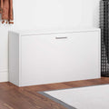 vidaXL Schuhbank Weiß 80x24x45 cm