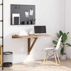 vidaXL Wandklapptisch Eiche 100x60 cm