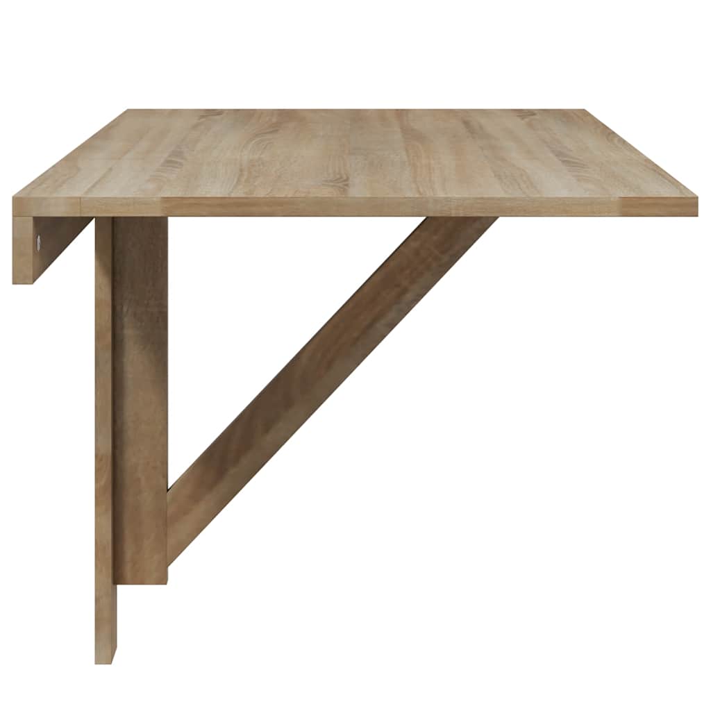 vidaXL Wandklapptisch Eiche 100x60 cm