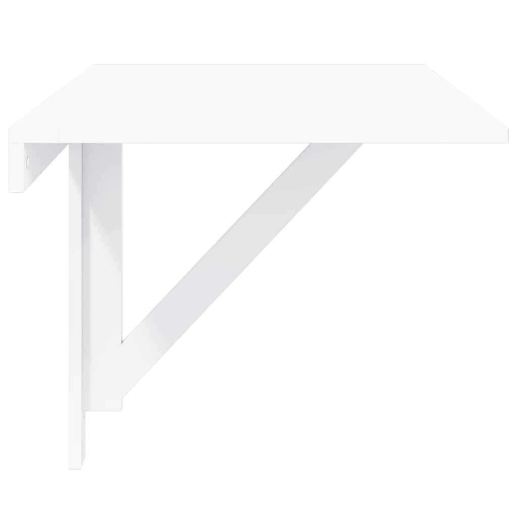 vidaXL Wandklapptisch Weiß 100x60 cm