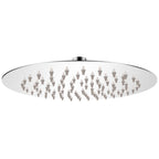 vidaXL Regenbrause Edelstahl 20 cm Rund