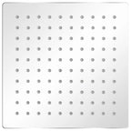 vidaXL Regenbrause Edelstahl 20x20 cm Quadratisch