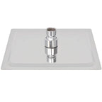 vidaXL Regenbrause Edelstahl 20x20 cm Quadratisch