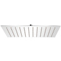 vidaXL Regenbrause Edelstahl 20x30 cm Rechteckig