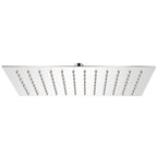 vidaXL Regenbrause Edelstahl 20x30 cm Rechteckig
