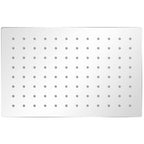 vidaXL Regenbrause Edelstahl 20x30 cm Rechteckig