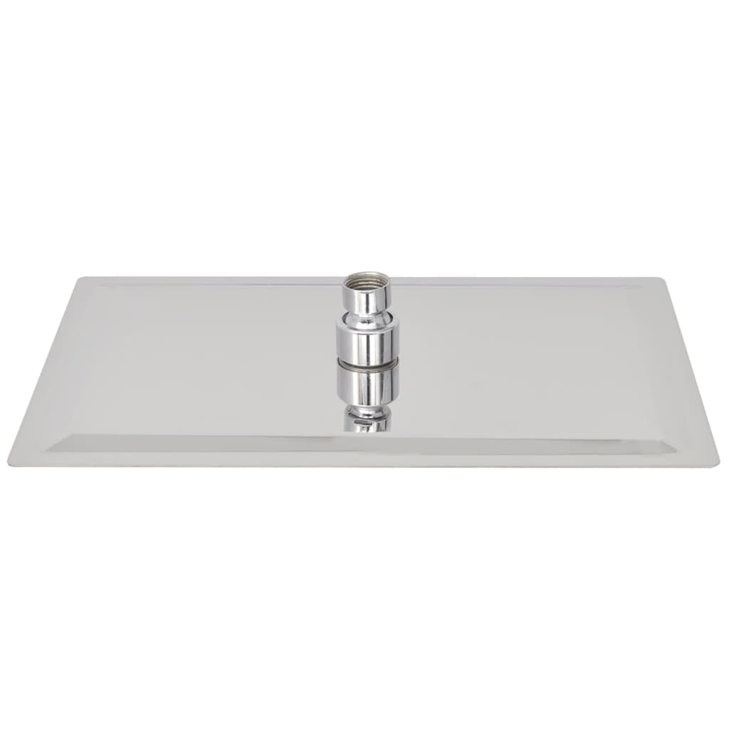 vidaXL Regenbrause Edelstahl 20x30 cm Rechteckig