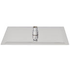 vidaXL Regenbrause Edelstahl 20x30 cm Rechteckig