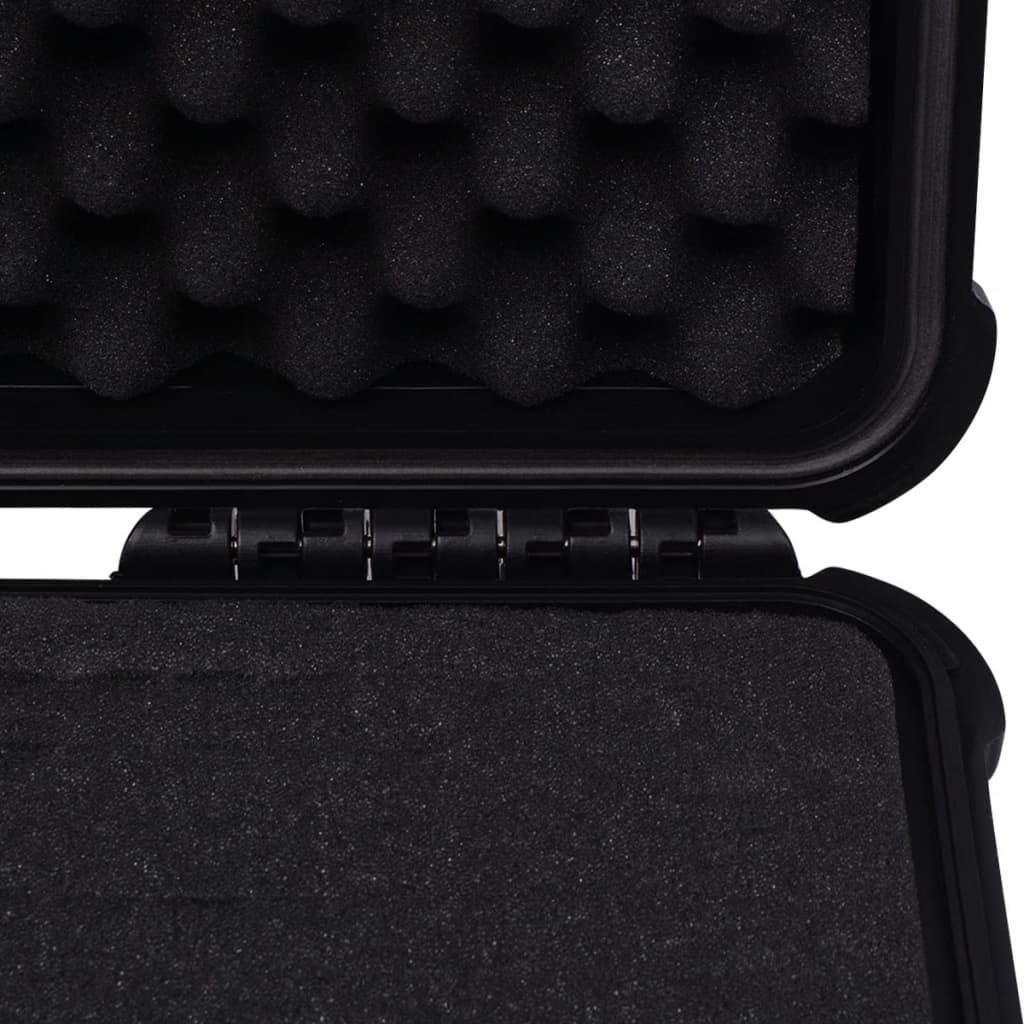 vidaXL Gefahrgutkoffer Schwarz 40,6x33x17,4 cm