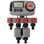 vidaXL Automatischer Bewässerungs-Timer mit 4 Stationen 3 V