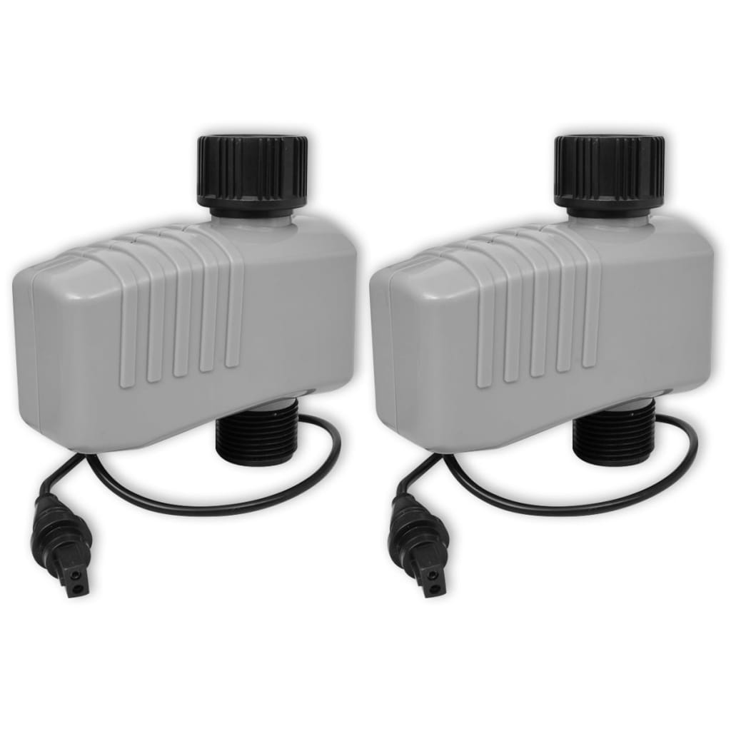 vidaXL Automatischer Bewässerungs-Timer mit 4 Stationen 3 V
