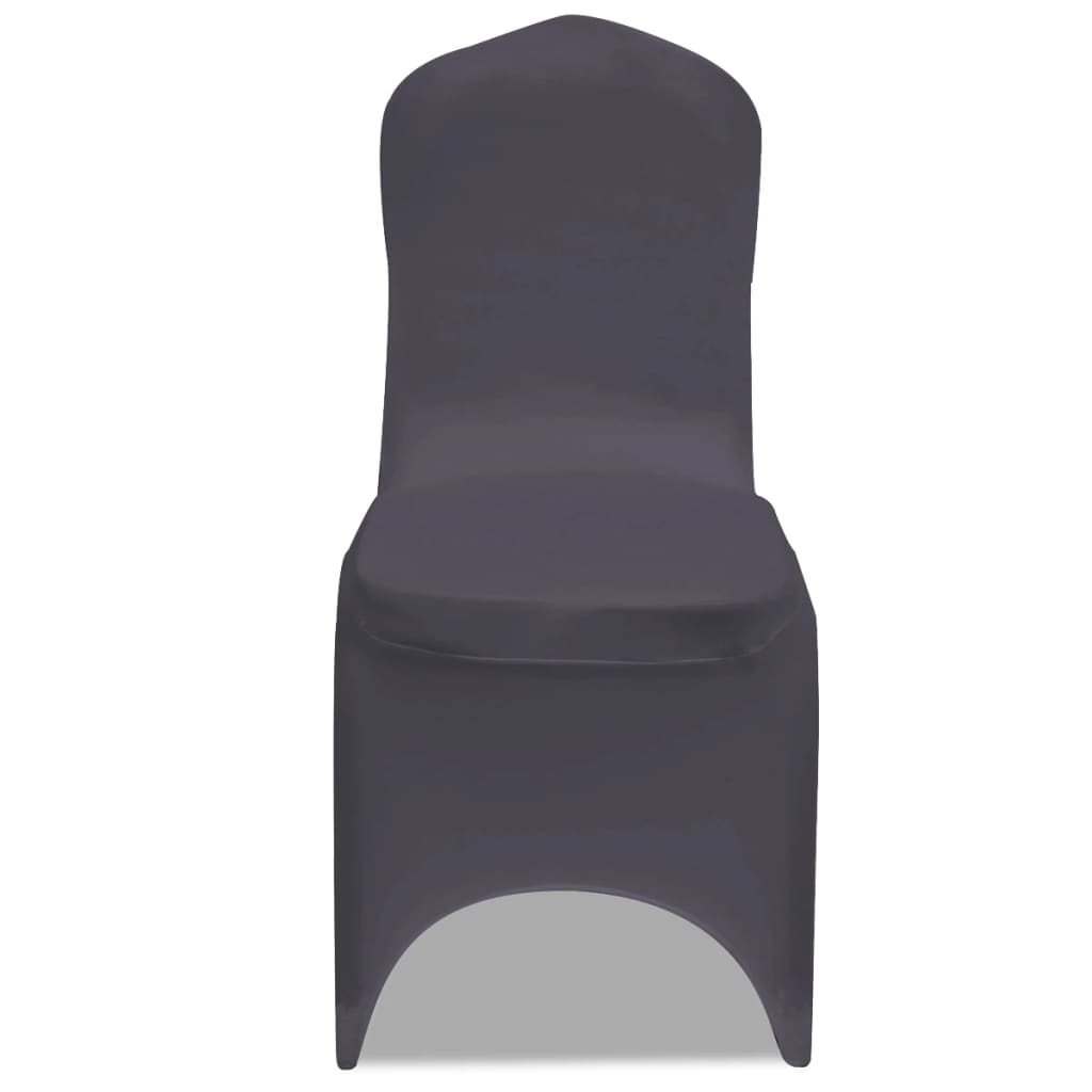 vidaXL Stretch Stuhlbezug 6 Stück Anthrazit