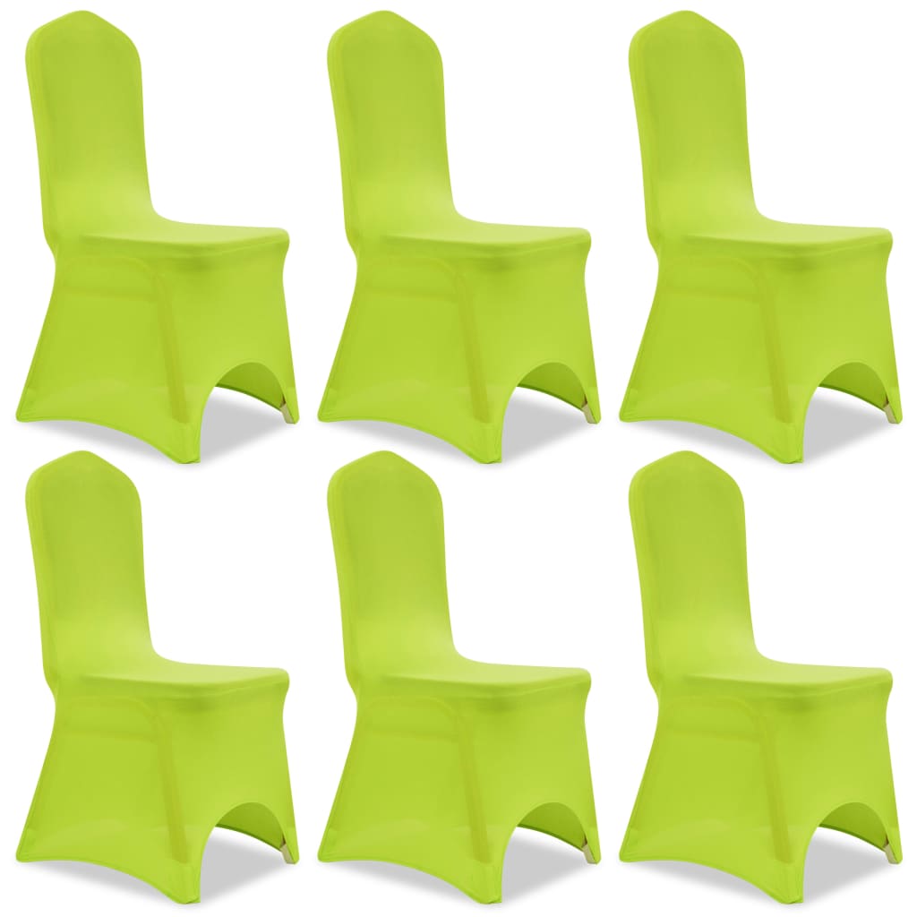 vidaXL Stretch Stuhlbezug 6 Stück Anthrazit