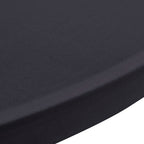 vidaXL Tischhusse Stretchhusse 2 Stk 60 cm Anthrazit