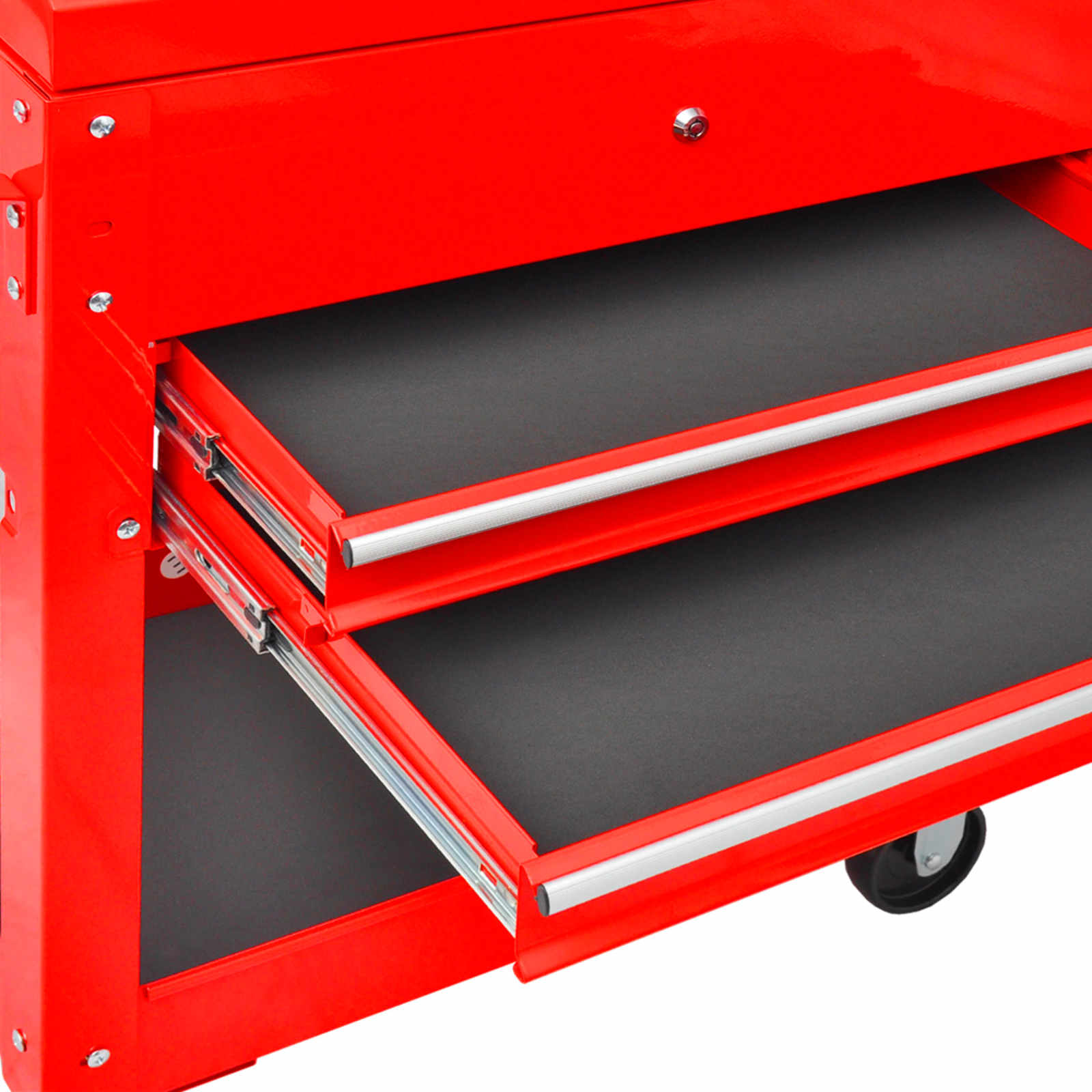 vidaXL Werkzeugwagen Rot 70,5 x 37 x 71 cm Stahl