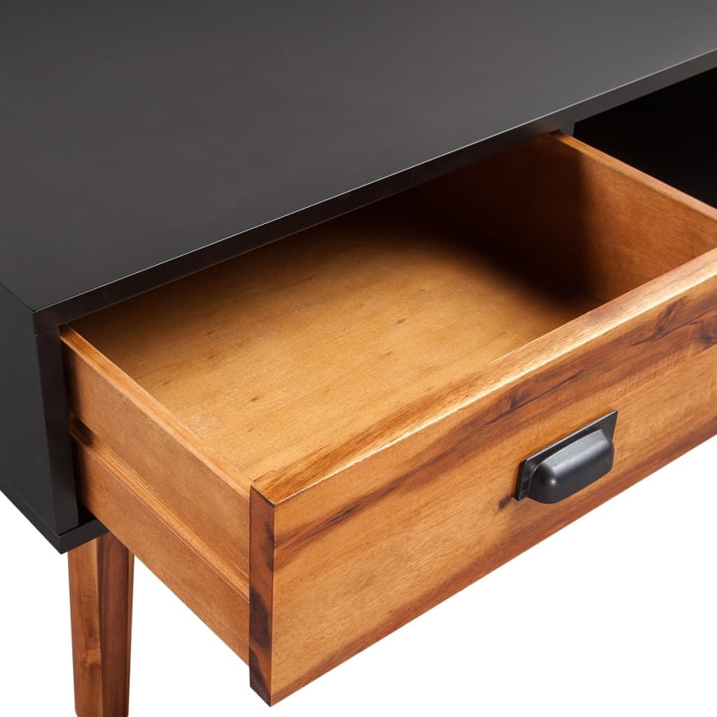 vidaXL Couchtisch Akazienholz Massiv 90 x 50 x 40 cm