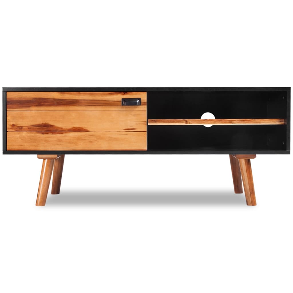 vidaXL TV-Schrank Massivholz Akazie 120x35x50 cm