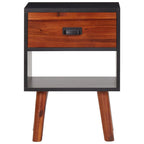 vidaXL Nachttisch Akazienholz Massiv 40x30x57 cm