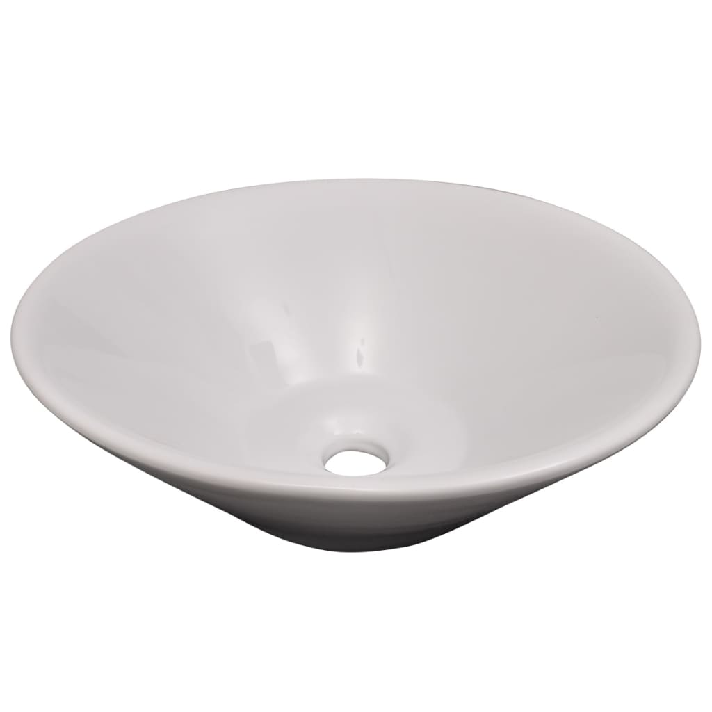 vidaXL 9-tlg. Badmöbel-Set mit Waschbecken und Wasserhahn Schwarz