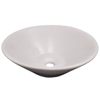 vidaXL 10-tlg. Badmöbel-Set mit Waschbecken und Wasserhahn Schwarz